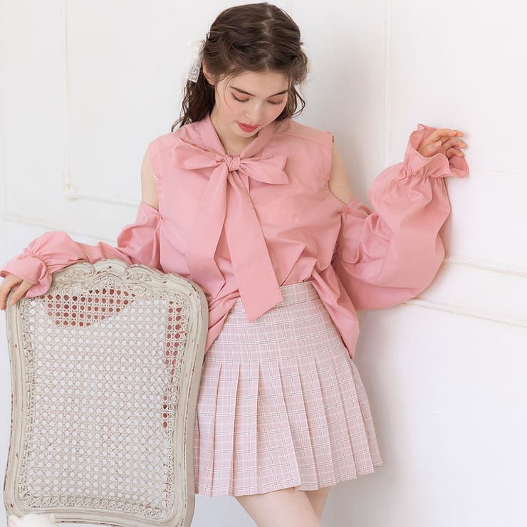 マルチwayボウタイリボンシャツワンピース 量産型 地雷系 夢展望 | DearMyLove | 詳細画像14 