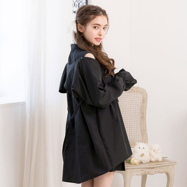 マルチwayボウタイリボンシャツワンピース 量産型 地雷系 夢展望 | DearMyLove | 詳細画像35 