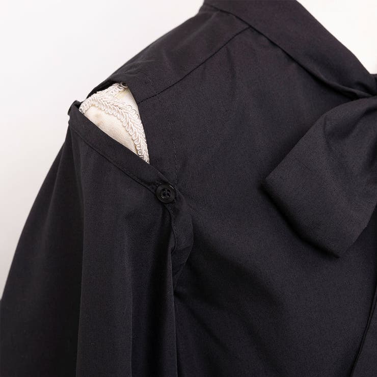 マルチwayボウタイリボンシャツワンピース 量産型 地雷系 夢展望 | DearMyLove | 詳細画像44 