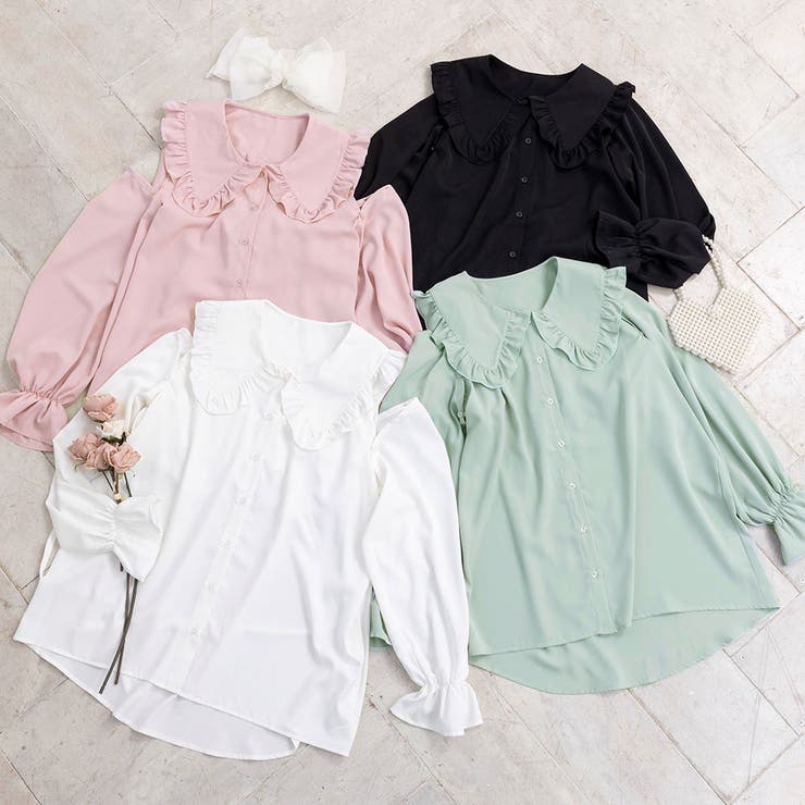 マルチwayビッグ襟シャツワンピース 量産型 地雷系 夢展望 | DearMyLove | 詳細画像26 