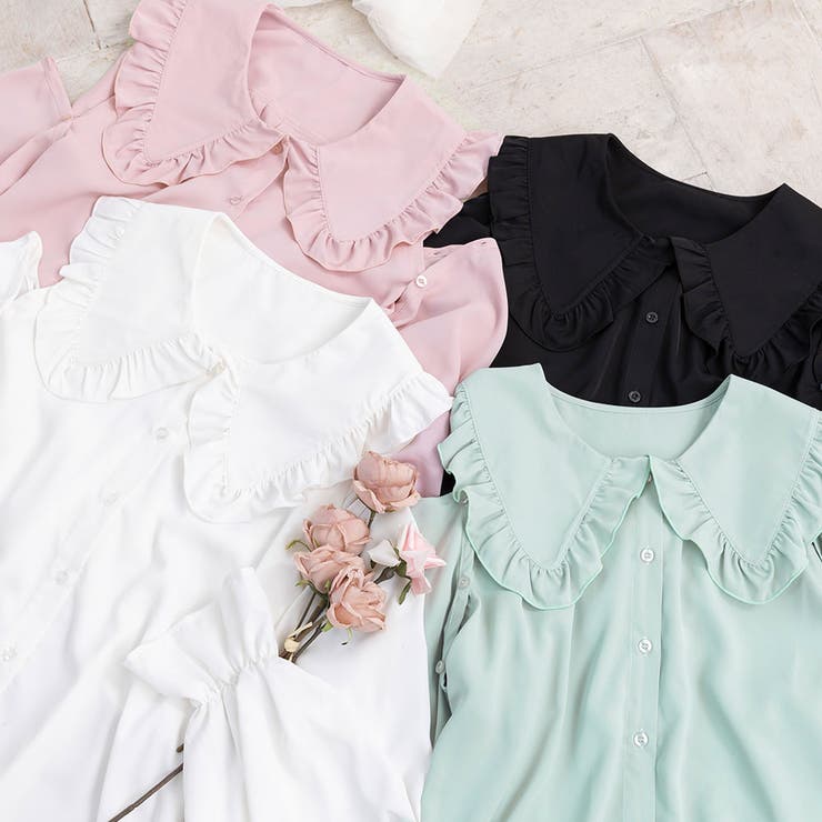 マルチwayビッグ襟シャツワンピース 量産型 地雷系 夢展望 | DearMyLove | 詳細画像27 