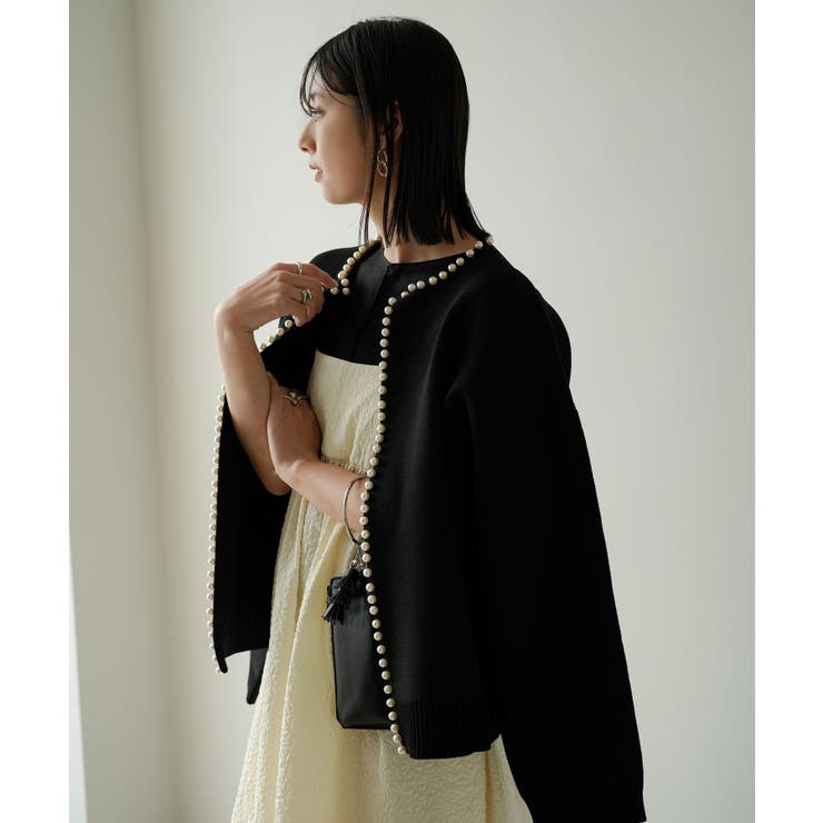 ジャガードペプラムキャミワンピース 韓国 夢展望 | 夢展望 | 詳細画像15 