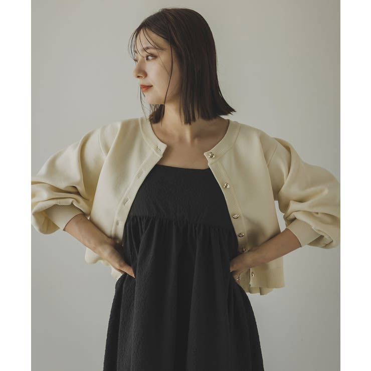 ジャガードペプラムキャミワンピース 韓国 夢展望 | 夢展望 | 詳細画像17 