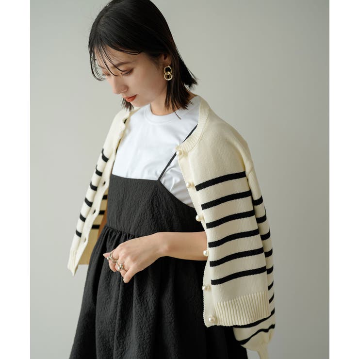 ジャガードペプラムキャミワンピース 韓国 夢展望 | 夢展望 | 詳細画像25 