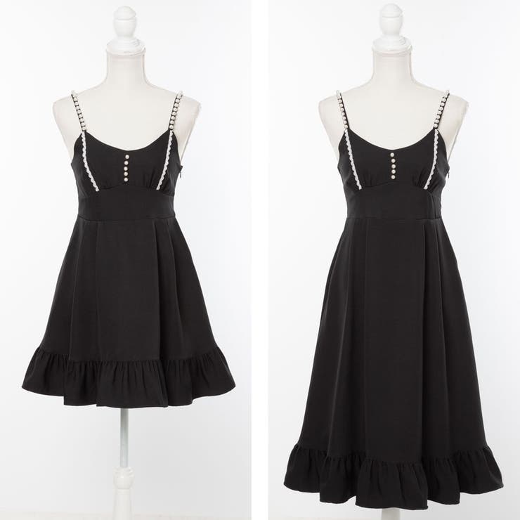 パールスタッズリボンジャンスカ 量産型 地雷系 夢展望 | DearMyLove | 詳細画像21 