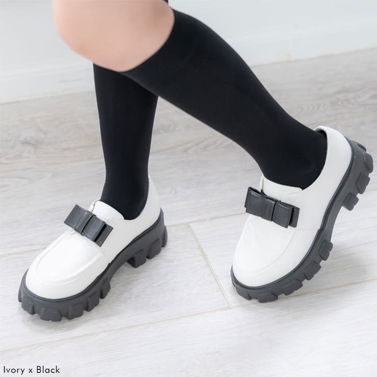 トラックソールリボンローファー 量産型 地雷系 夢展望 | DearMyLove | 詳細画像2 