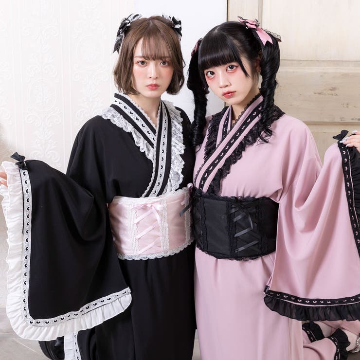 DearMyLove ディアマイラブ あまらぶ浴衣 ブラック 黒 地雷 DearMyLove ディアマイラブ あまらぶ浴衣 ブラック 黒 地雷