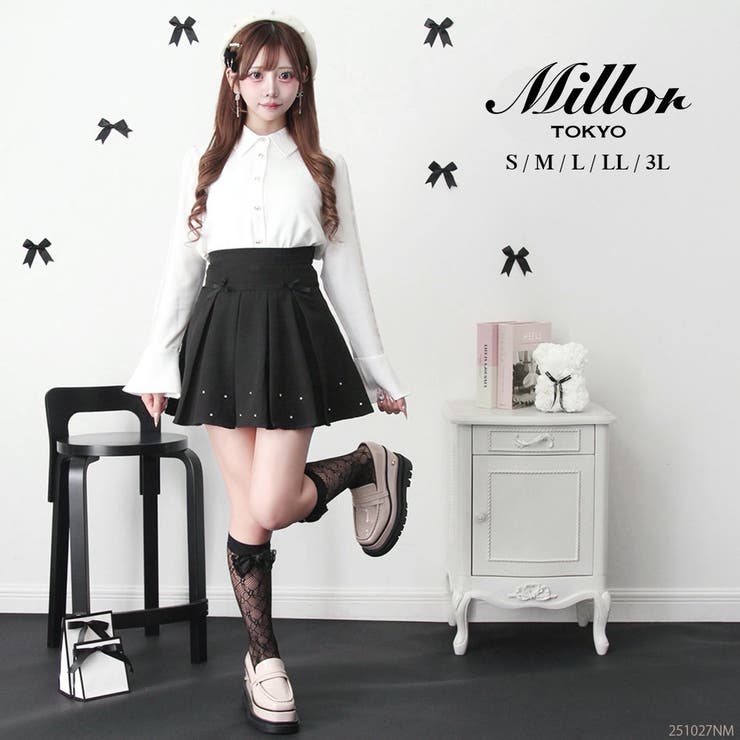 キャンディプリーツスカート 量産型 地雷系 夢展望 | DearMyLove | 詳細画像1 