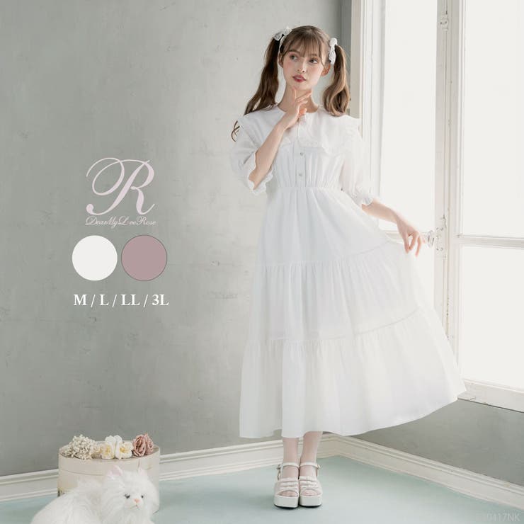 ジプソフィア✨現行　バックデザインドレス　ロングワンピース　ホワイト ジプソフィア✨現行 バックデザインドレス ロングワンピース
