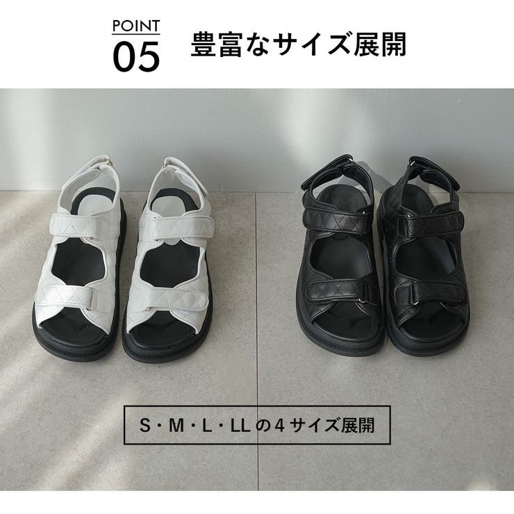 キルティングスポーツサンダル 韓国 夢展望 | 夢展望 | 詳細画像7 