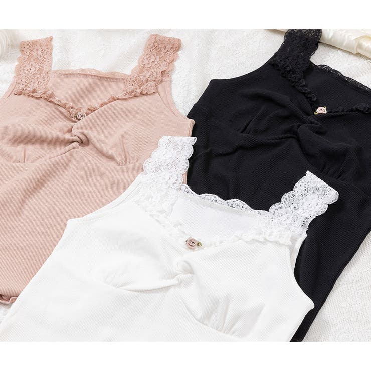 バラレースキャミソール 量産型 地雷系 夢展望 | DearMyLove | 詳細画像13 