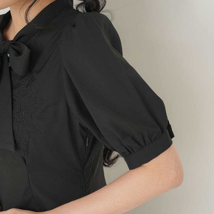 刺繍入りリボンタイワンピース 韓国 夢展望 | 夢展望 | 詳細画像20 