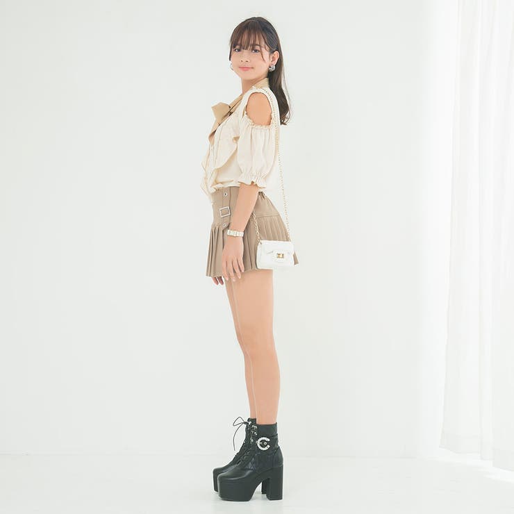 ハーネス×プリーツミニスカート 韓国 夢展望 | 夢展望 | 詳細画像7 