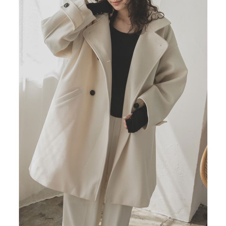 スタンドカラーミドルフレアコート 韓国 夢展望 | 夢展望 | 詳細画像2 