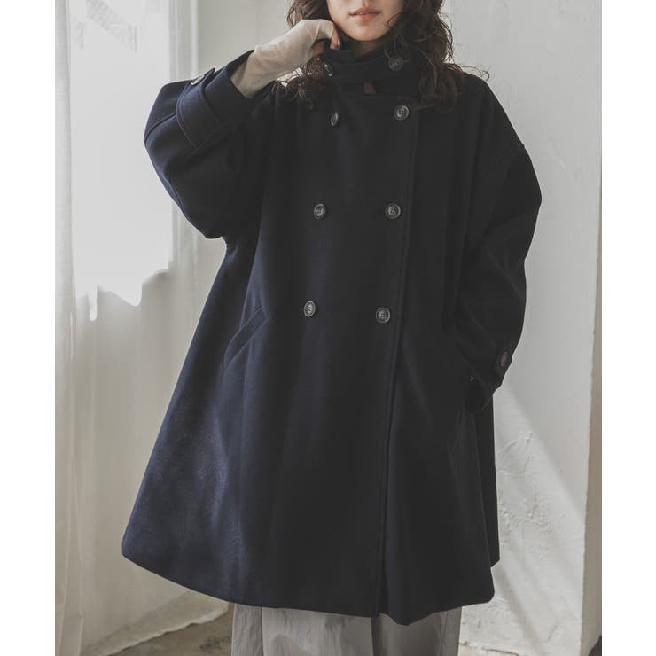 スタンドカラーミドルフレアコート 韓国 夢展望 | 夢展望 | 詳細画像12 
