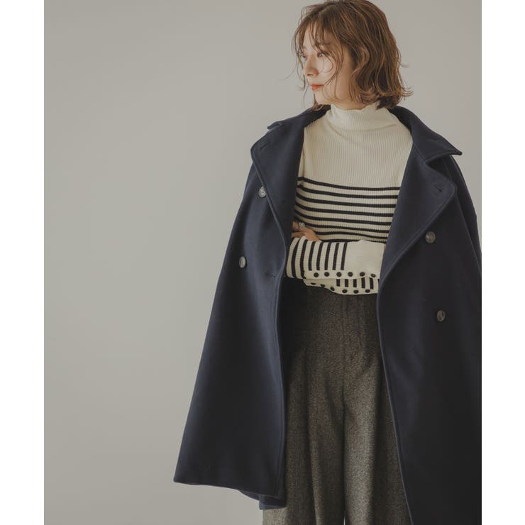 スタンドカラーミドルフレアコート 韓国 夢展望 | 夢展望 | 詳細画像20 
