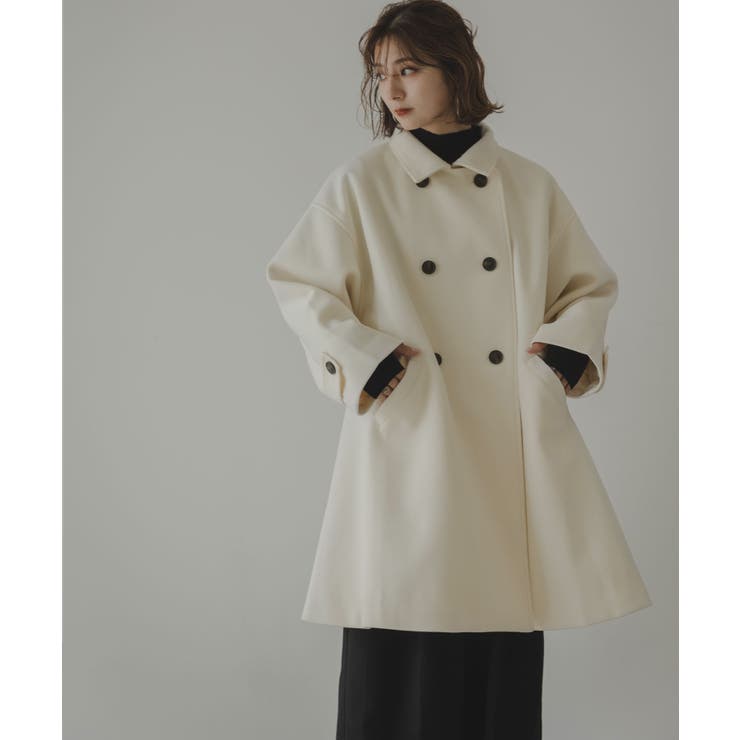 スタンドカラーミドルフレアコート 韓国 夢展望 | 夢展望 | 詳細画像27 