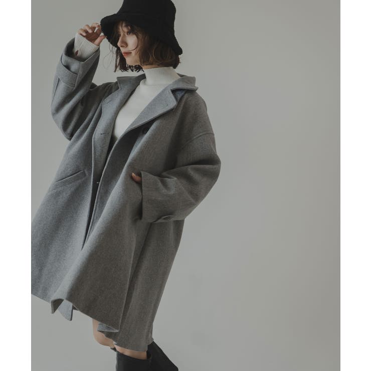 スタンドカラーミドルフレアコート 韓国 夢展望 | 夢展望 | 詳細画像37 