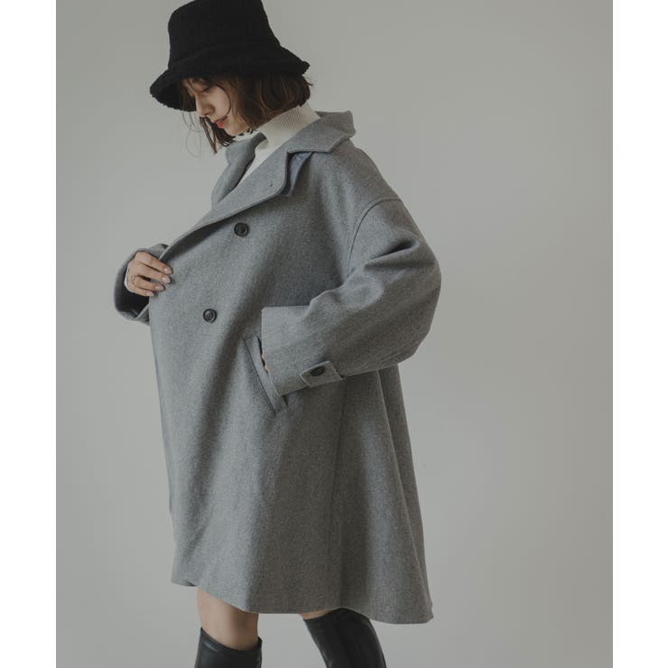 スタンドカラーミドルフレアコート 韓国 夢展望 | 夢展望 | 詳細画像38 