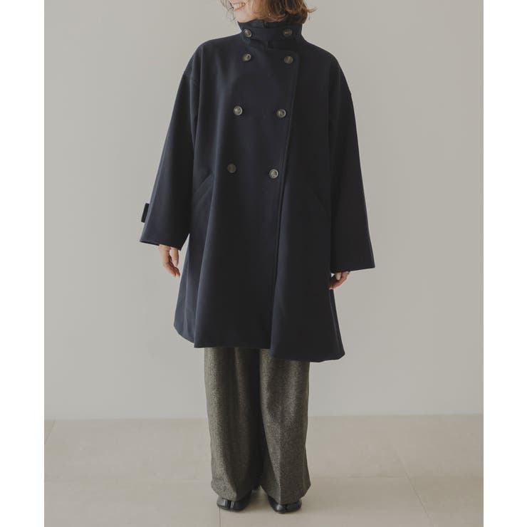 スタンドカラーミドルフレアコート 韓国 夢展望 | 夢展望 | 詳細画像40 