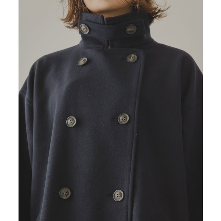 スタンドカラーミドルフレアコート 韓国 夢展望 | 夢展望 | 詳細画像43 