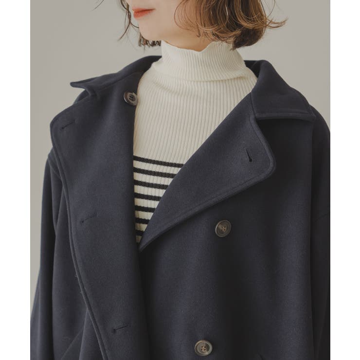 スタンドカラーミドルフレアコート 韓国 夢展望 | 夢展望 | 詳細画像44 