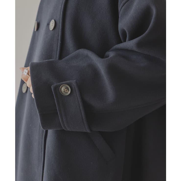スタンドカラーミドルフレアコート 韓国 夢展望 | 夢展望 | 詳細画像45 