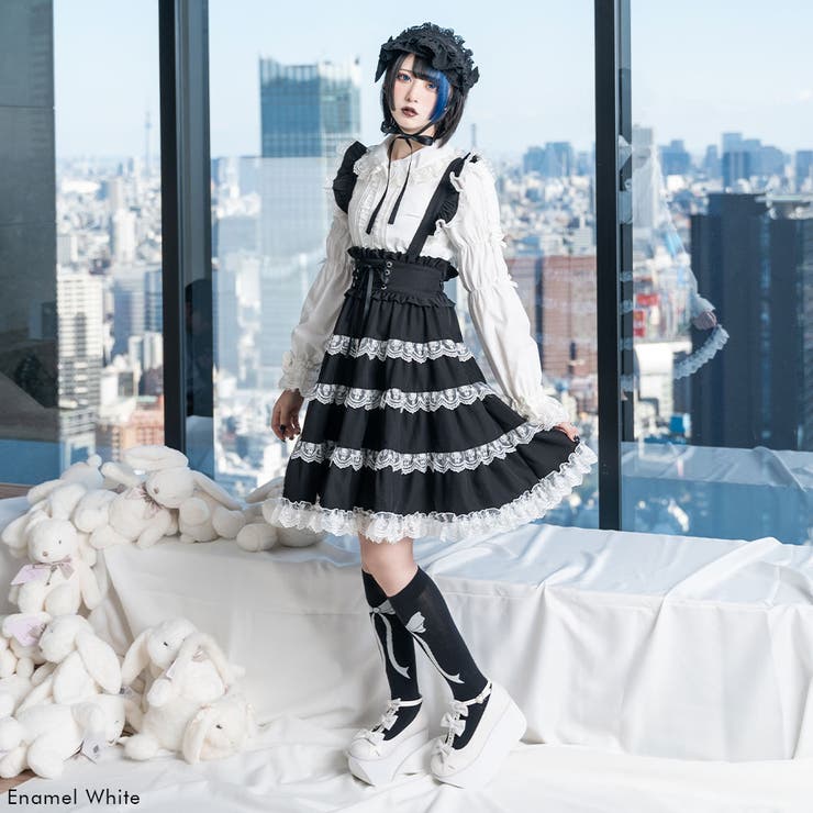 厚底トリプルリボンシューズ 量産型 地雷系 夢展望 | DearMyLove | 詳細画像5 