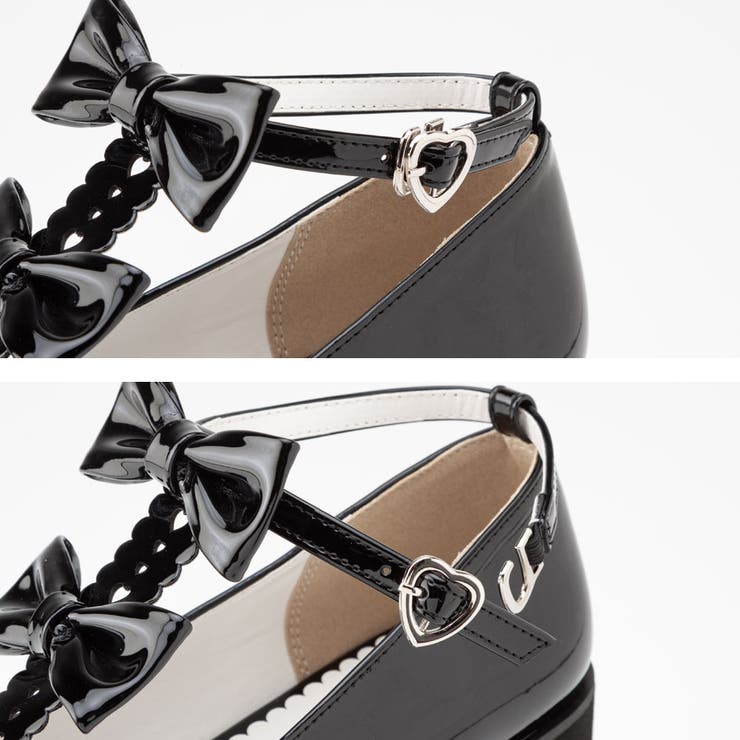 厚底トリプルリボンシューズ 量産型 地雷系 夢展望 | DearMyLove | 詳細画像15 