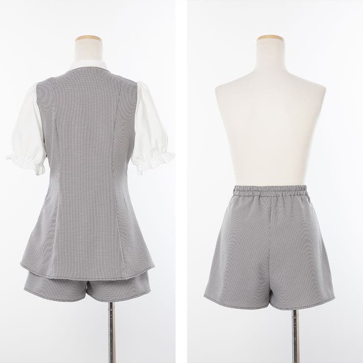 ボウタイシンプル半袖セットアップ 量産型 地雷系 夢展望 | DearMyLove | 詳細画像17 