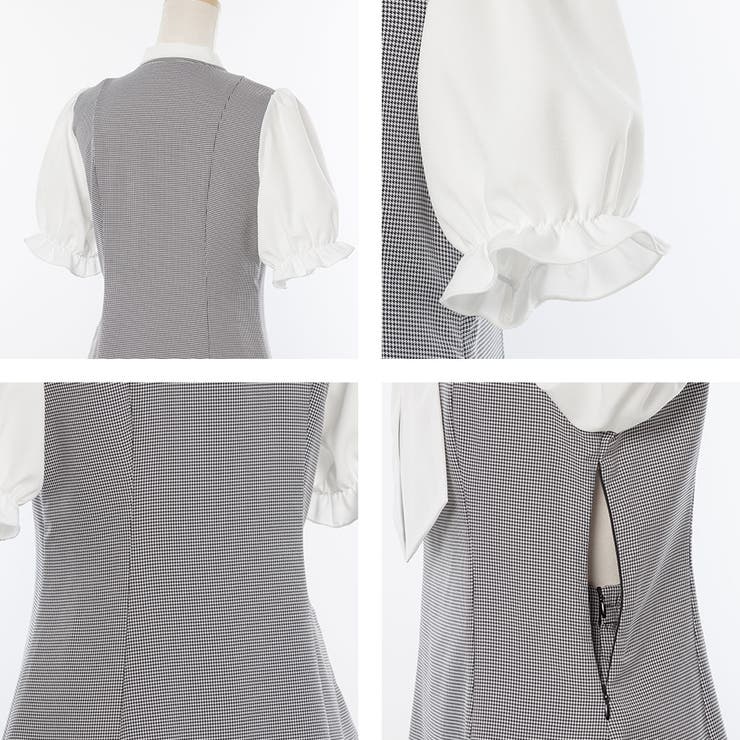 ボウタイシンプル半袖セットアップ 量産型 地雷系 夢展望 | DearMyLove | 詳細画像20 