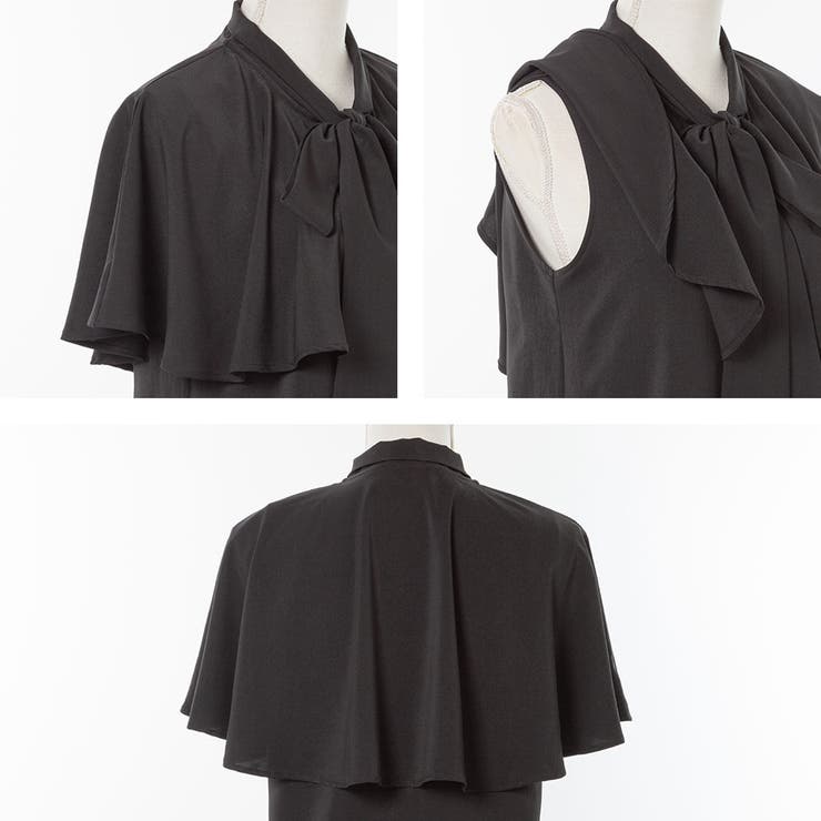 ケープフリルボウタイフリボンブラウス 量産型 地雷系 夢展望 | DearMyLove | 詳細画像21 