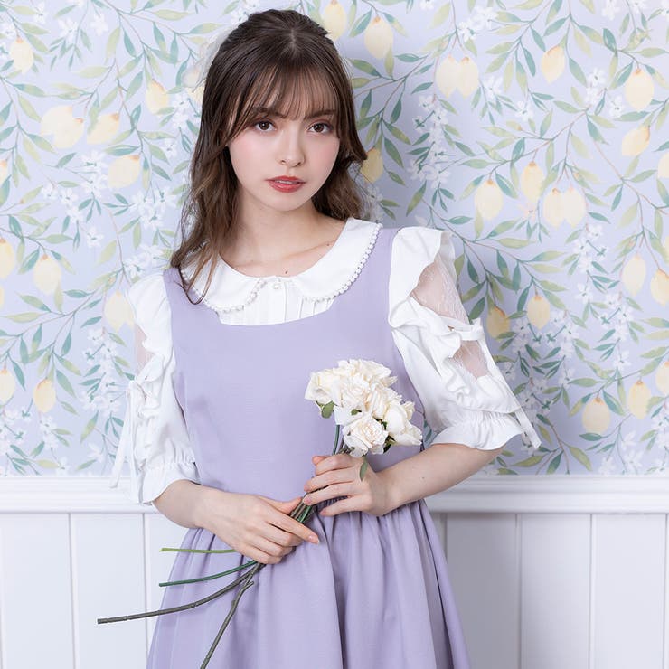 バックリボンドレスロングジャンスカ 量産型 地雷系 夢展望 | DearMyLove | 詳細画像25 