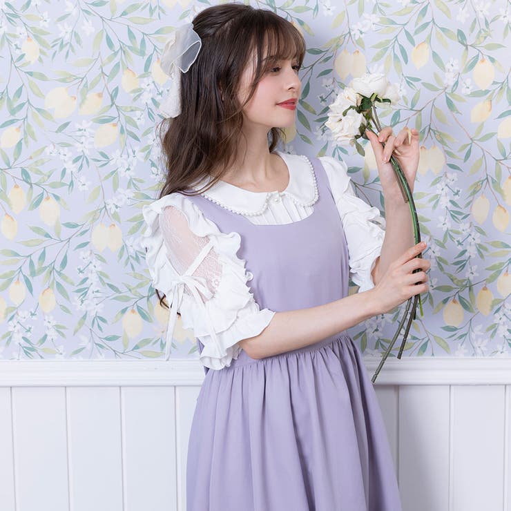 バックリボンドレスロングジャンスカ 量産型 地雷系 夢展望 | DearMyLove | 詳細画像26 