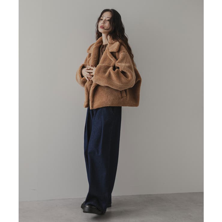 テディベアショートコート 韓国 夢展望[品番：YU000047683]｜夢展望