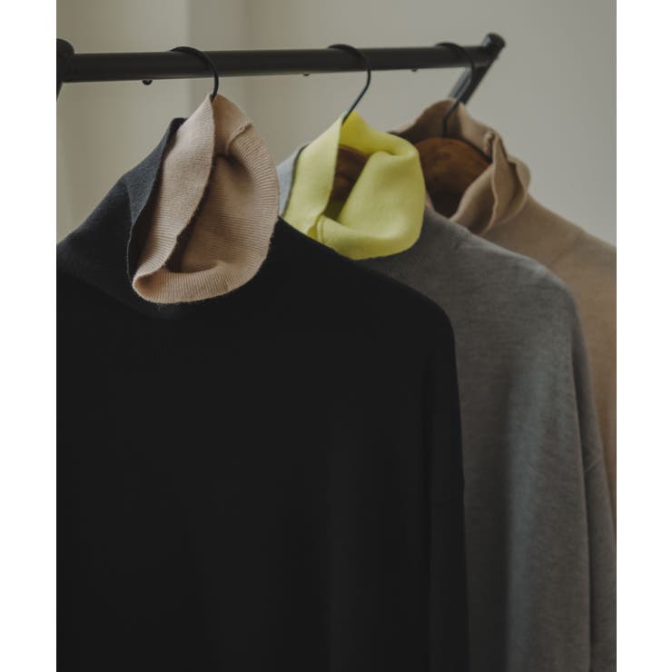 配色レイヤードタートルニット 韓国 夢展望 | 夢展望 | 詳細画像8 