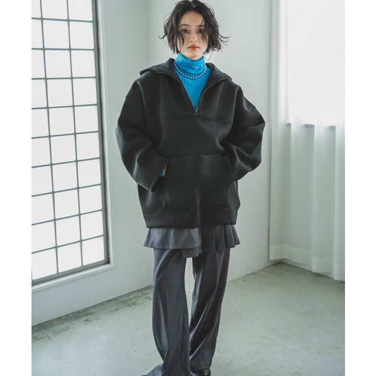 ボンディングハーフジップパーカー 韓国 夢展望 | 夢展望 | 詳細画像26 