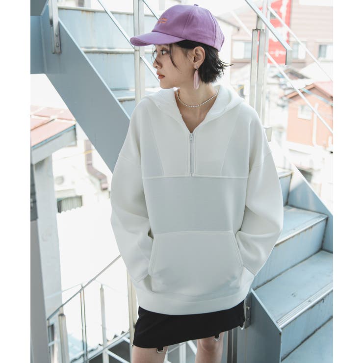 ボンディングハーフジップパーカー 韓国 夢展望 | 夢展望 | 詳細画像37 