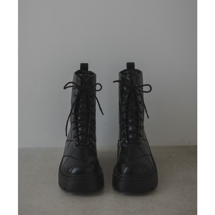 キルティングレースアップブーツ 韓国 夢展望 | 夢展望 | 詳細画像8 