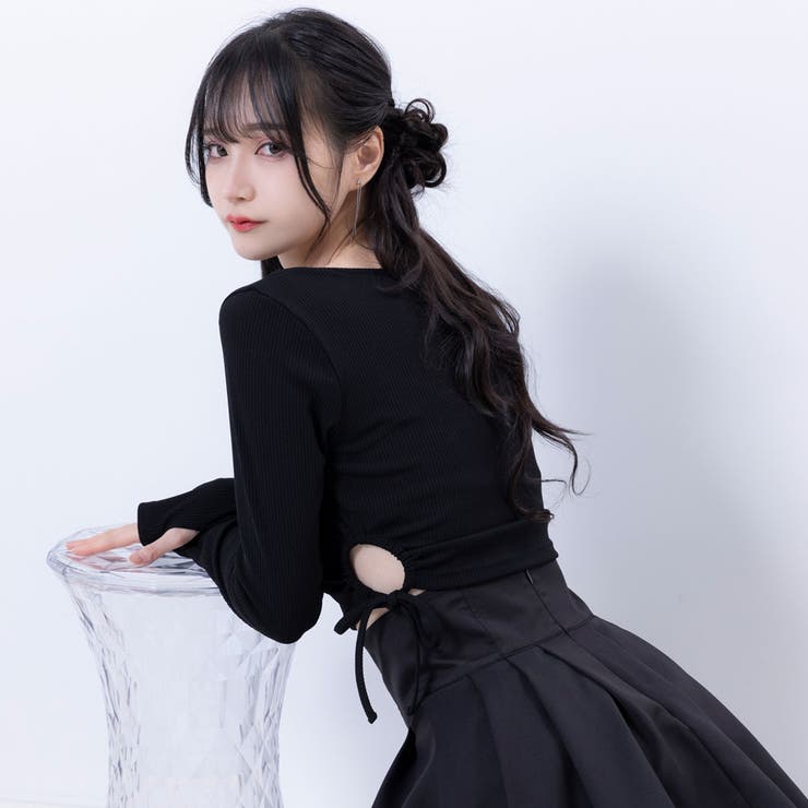 ラウンドホールカットソー 量産型 地雷系 夢展望 | DearMyLove | 詳細画像18 