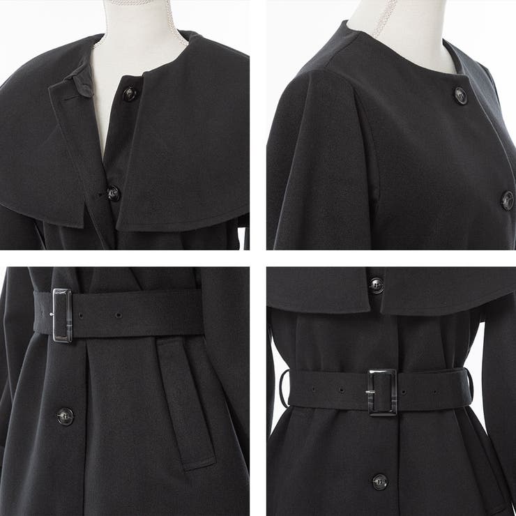 2wayケープAラインショートコート 量産型 地雷系 夢展望 | DearMyLove | 詳細画像9 