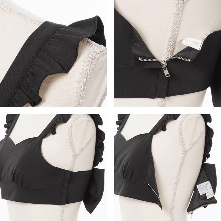 バックリボンフリルビスチェ 量産型 地雷系 夢展望 | DearMyLove | 詳細画像21 