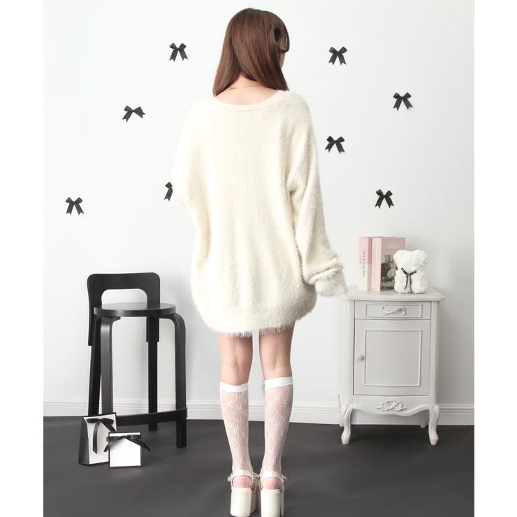 フェザータッチカーディガン 量産型 地雷系 夢展望 | DearMyLove | 詳細画像4 