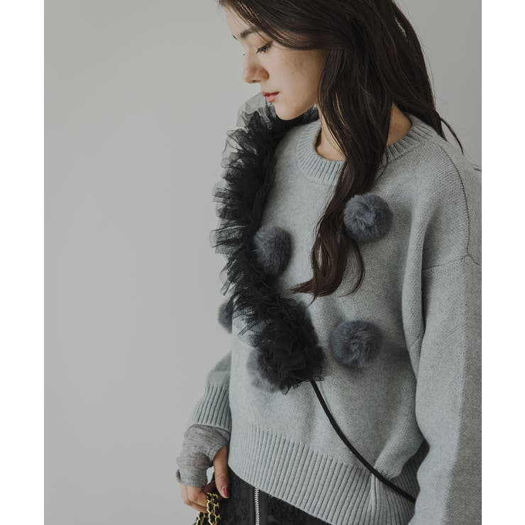 チュールフリルストラップ 韓国 夢展望 | 夢展望 | 詳細画像7 