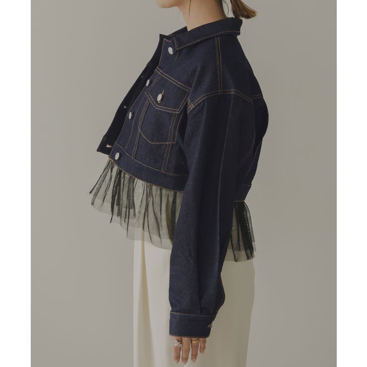 ２WAYフリルコンパクトデニムジャケット 韓国 夢展望 | 夢展望 | 詳細画像26 