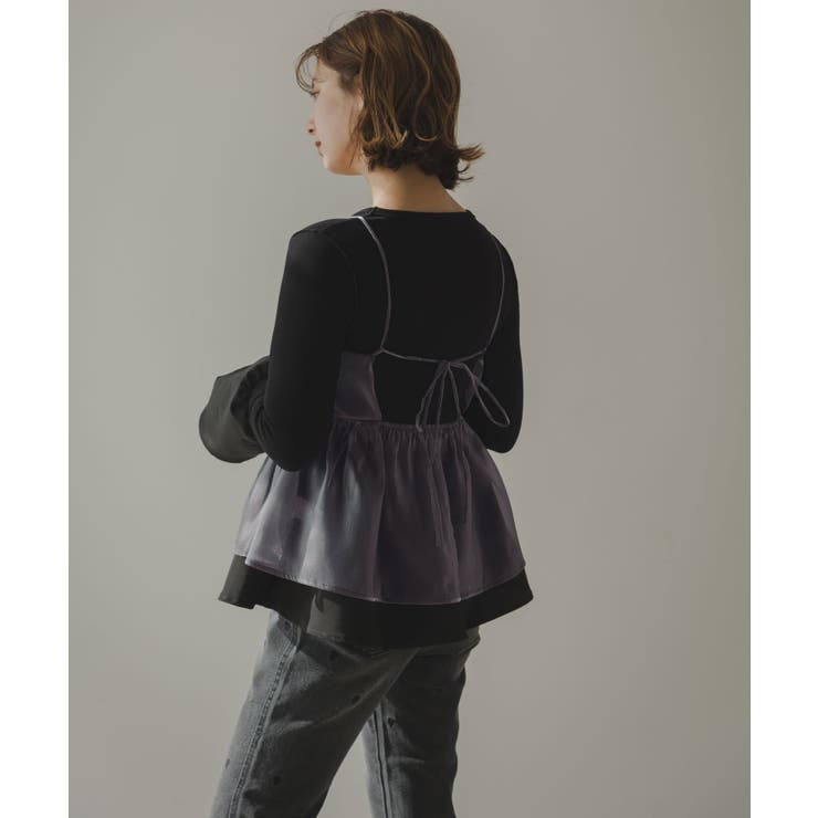 オーガンジーペプラムキャミ 韓国 夢展望 | 夢展望 | 詳細画像22 