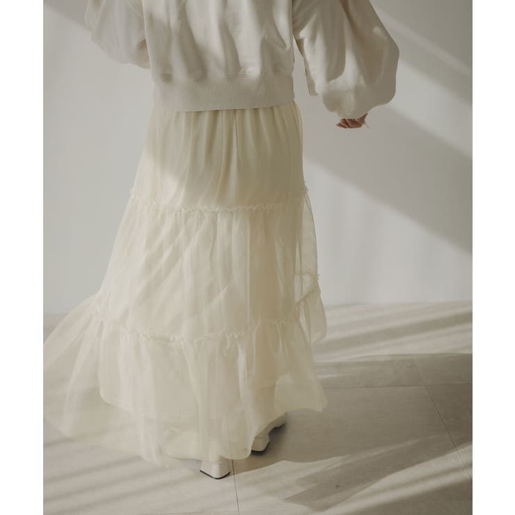 チュールティアードスカート 韓国 夢展望 | 夢展望 | 詳細画像15 