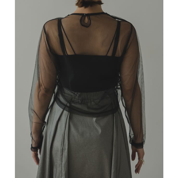 ダブルシャーリングチュールトップス 韓国 夢展望 | 夢展望 | 詳細画像17 