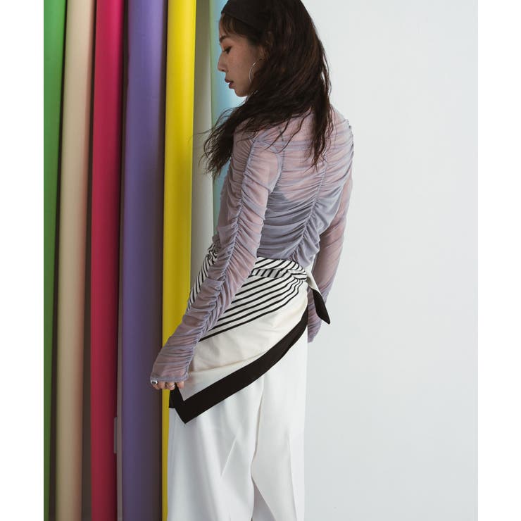 シアーギャザートップス 韓国 夢展望 | 夢展望 | 詳細画像4 