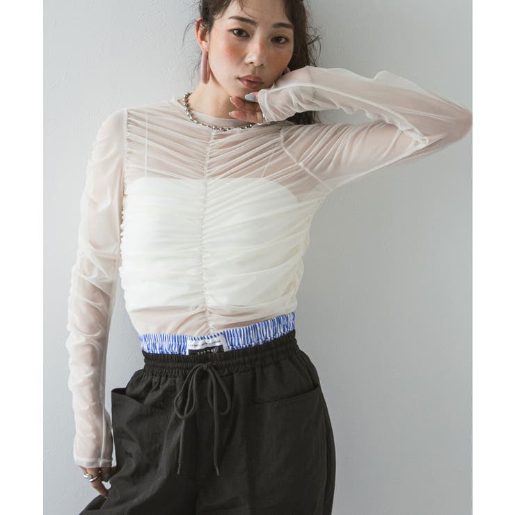 シアーギャザートップス 韓国 夢展望 | 夢展望 | 詳細画像11 